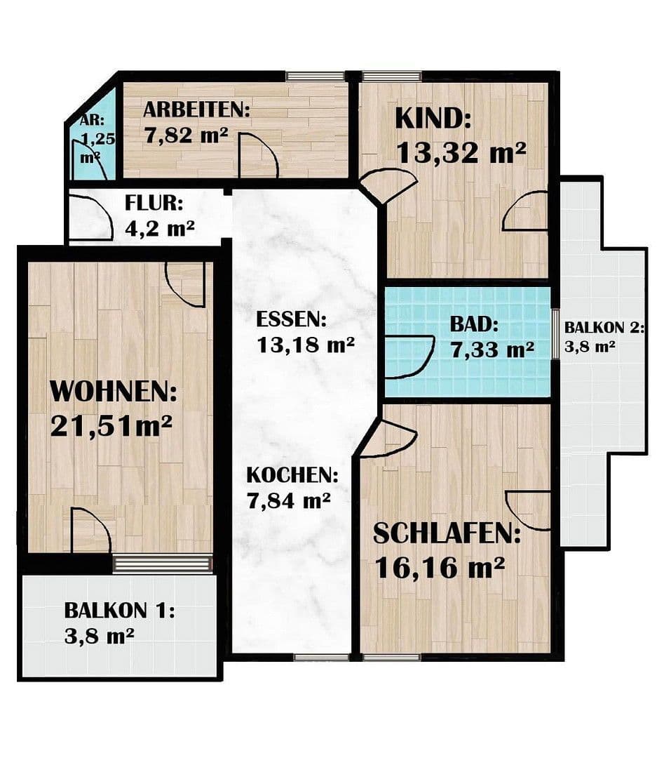 Prodej bytu 4+1 100 m², Badstraße 10, Freinsheim, Porýní-Falc Prodej bytu 4+1 100 m², Badstraße 10, Freinsheim, Porýní-Falc