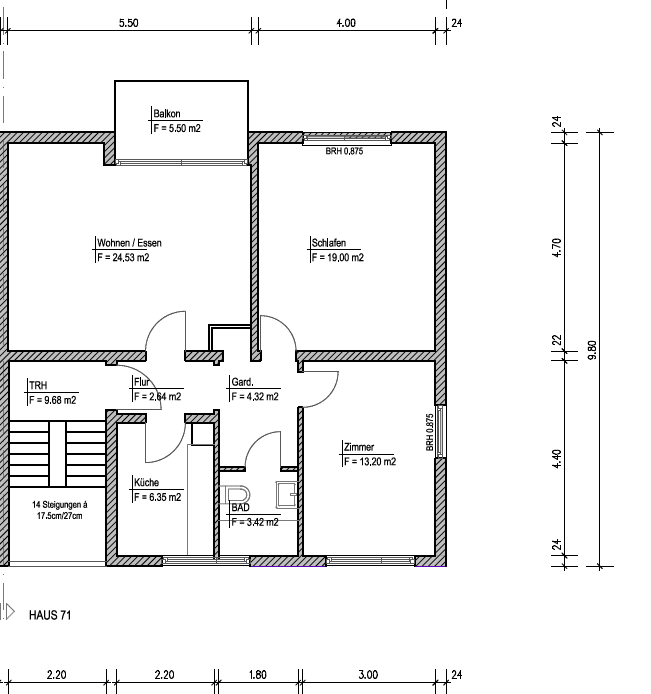 Pronájem bytu 3+1 76 m², Krummenackerstraße 71, Esslingen am Neckar, Bádensko-Württembersko Pronájem bytu 3+1 76 m², Krummenackerstraße 71, Esslingen am Neckar, Bádensko-Württembersko