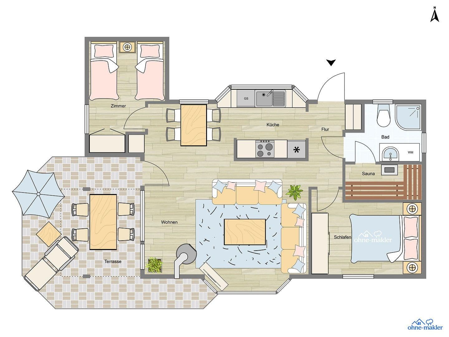 Prodej domu 70 m², pozemek 476 m², Brodersby, Šlesvicko-Holštýnsko Prodej domu 70 m², pozemek 476 m², Brodersby, Šlesvicko-Holštýnsko