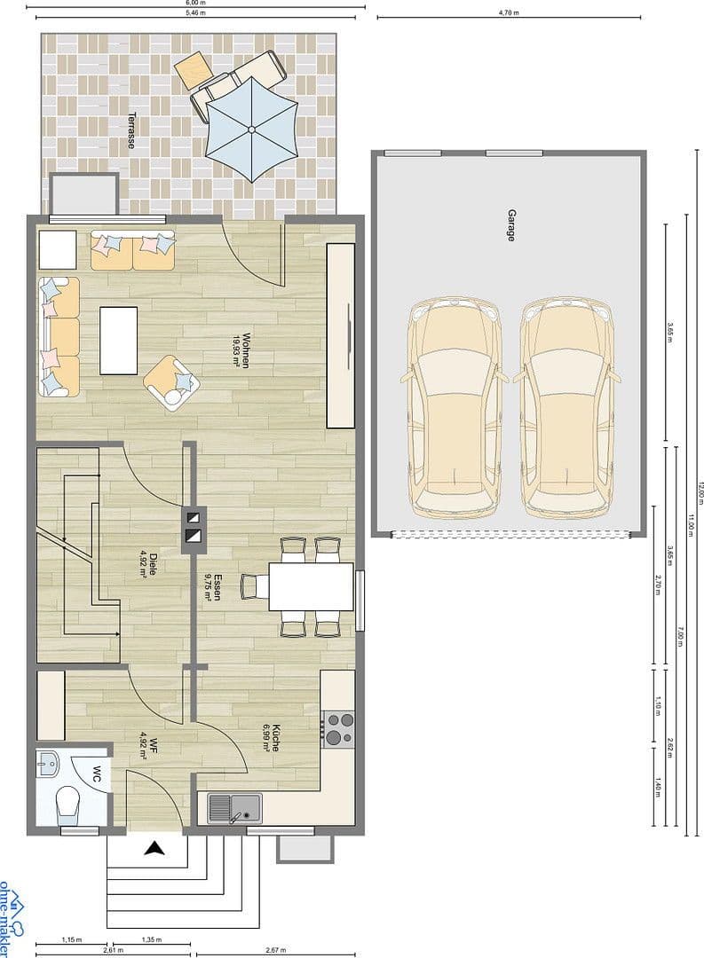 Prodej domu 151 m², pozemek 307 m², Olching, Bavorsko Prodej domu 151 m², pozemek 307 m², Olching, Bavorsko
