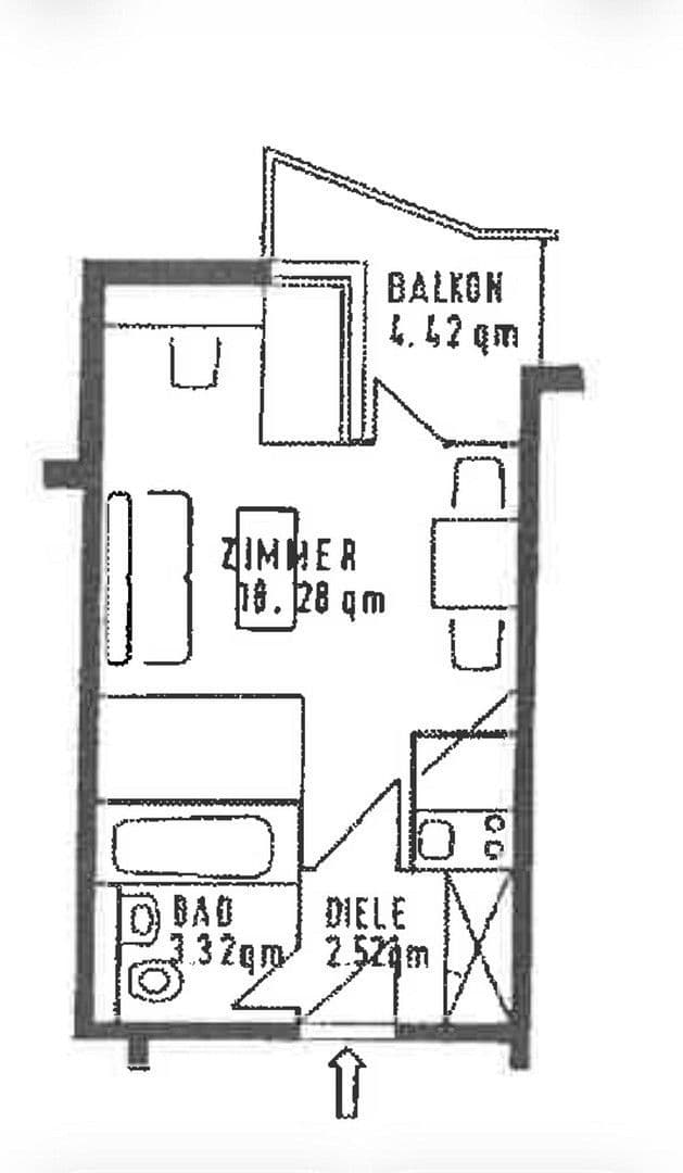 Prodej bytu 1+1 27 m², Bismarckstraße 88, Berlin, Berlín Prodej bytu 1+1 27 m², Bismarckstraße 88, Berlin, Berlín