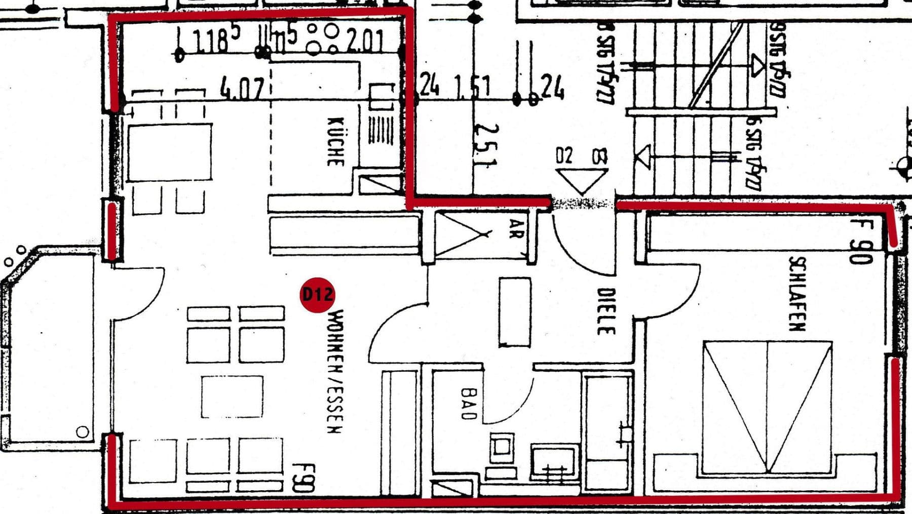 Pronájem bytu 2+1 59 m², Klopstock Straße, Aschersleben, Sasko-Anhaltsko Pronájem bytu 2+1 59 m², Klopstock Straße, Aschersleben, Sasko-Anhaltsko