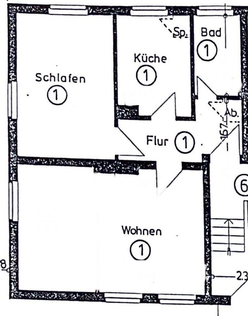 Pronájem bytu 2+1 52 m², Melle, Dolní Sasko Pronájem bytu 2+1 52 m², Melle, Dolní Sasko