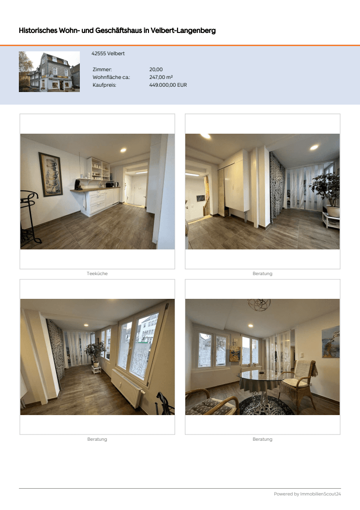 Prodej domu 247 m², pozemek 136 m², Velbert, Severní Porýní-Vestfálsko Prodej domu 247 m², pozemek 136 m², Velbert, Severní Porýní-Vestfálsko