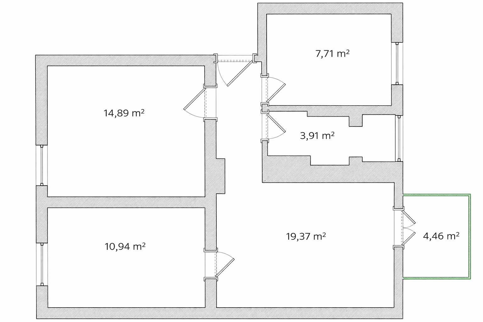 Prodej bytu 2+kk 60 m², Augsburg, Bavorsko Prodej bytu 2+kk 60 m², Augsburg, Bavorsko