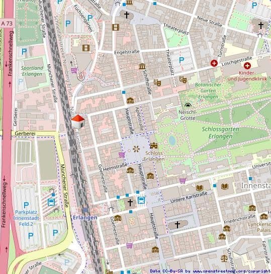 Prodej bytu 1+1 17 m², Westliche Stadtmauer Straße 50, Erlangen, Bavorsko Prodej bytu 1+1 17 m², Westliche Stadtmauer Straße 50, Erlangen, Bavorsko