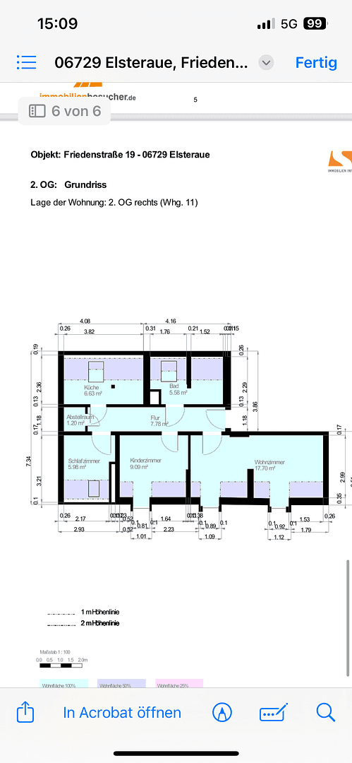Pronájem bytu 3+1 46 m², Friedensstraße 19, Elsteraue, Sasko-Anhaltsko Pronájem bytu 3+1 46 m², Friedensstraße 19, Elsteraue, Sasko-Anhaltsko