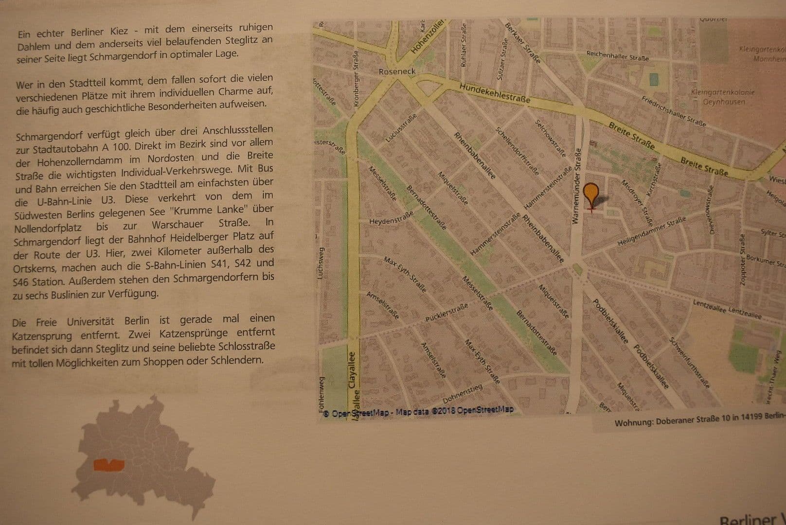 Prodej bytu 2+1 60 m², Doberaner Str, 10, Berlin, Berlín Prodej bytu 2+1 60 m², Doberaner Str, 10, Berlin, Berlín