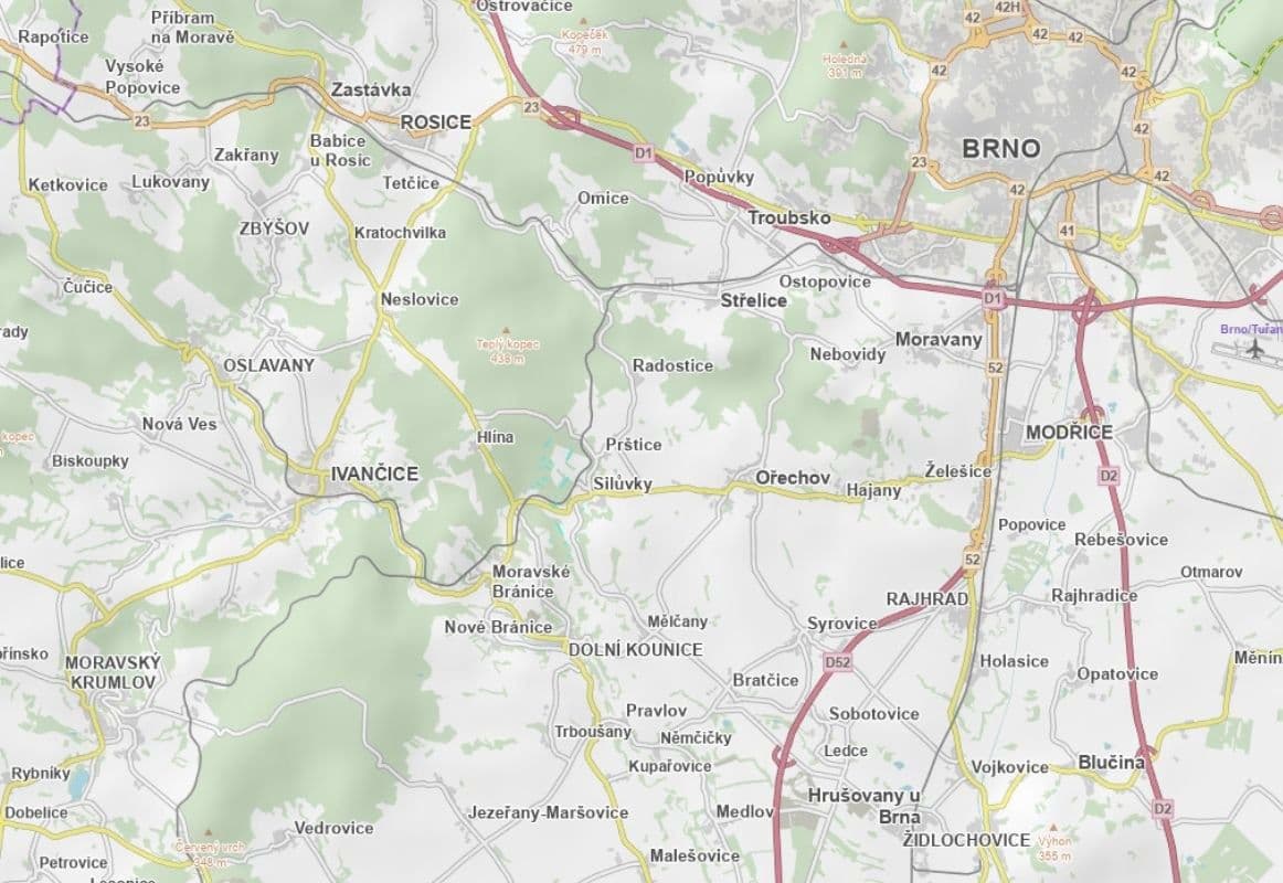 Prodej pozemku 20.363 m², Silůvky, Jihomoravský kraj Prodej pozemku 20.363 m², Silůvky, Jihomoravský kraj