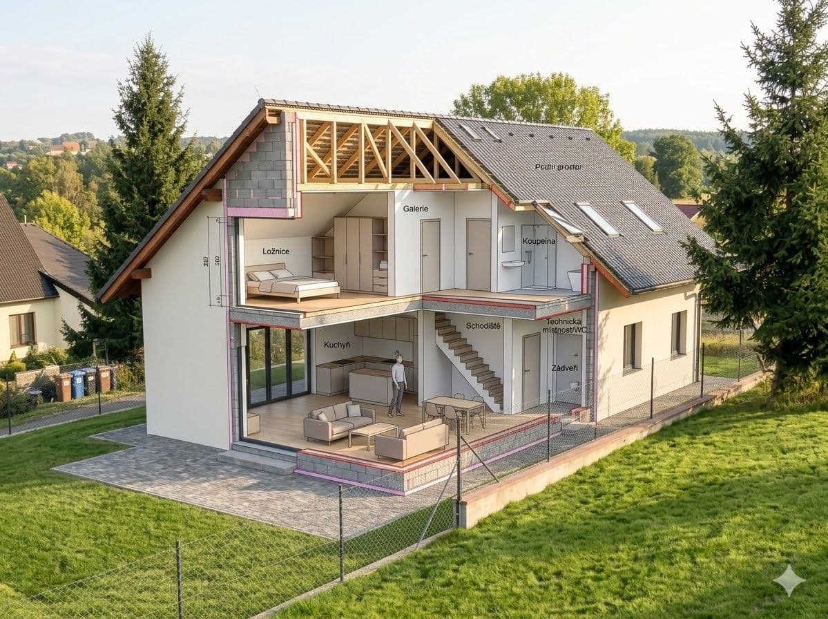 Prodej domu 115 m², pozemek 600 m², Staré Hodějovice, Jihočeský kraj Prodej domu 115 m², pozemek 600 m², Staré Hodějovice, Jihočeský kraj