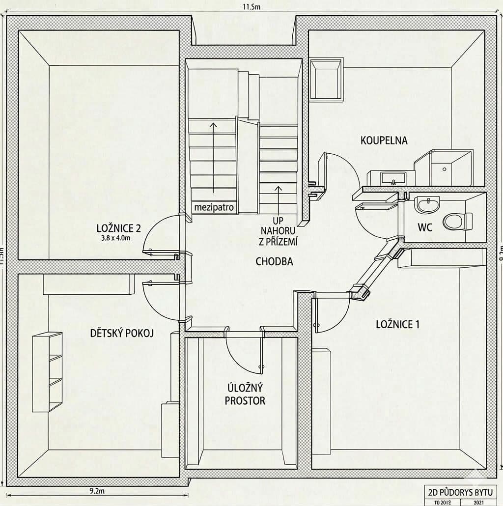 Prodej domu 115 m², pozemek 600 m², Staré Hodějovice, Jihočeský kraj Prodej domu 115 m², pozemek 600 m², Staré Hodějovice, Jihočeský kraj