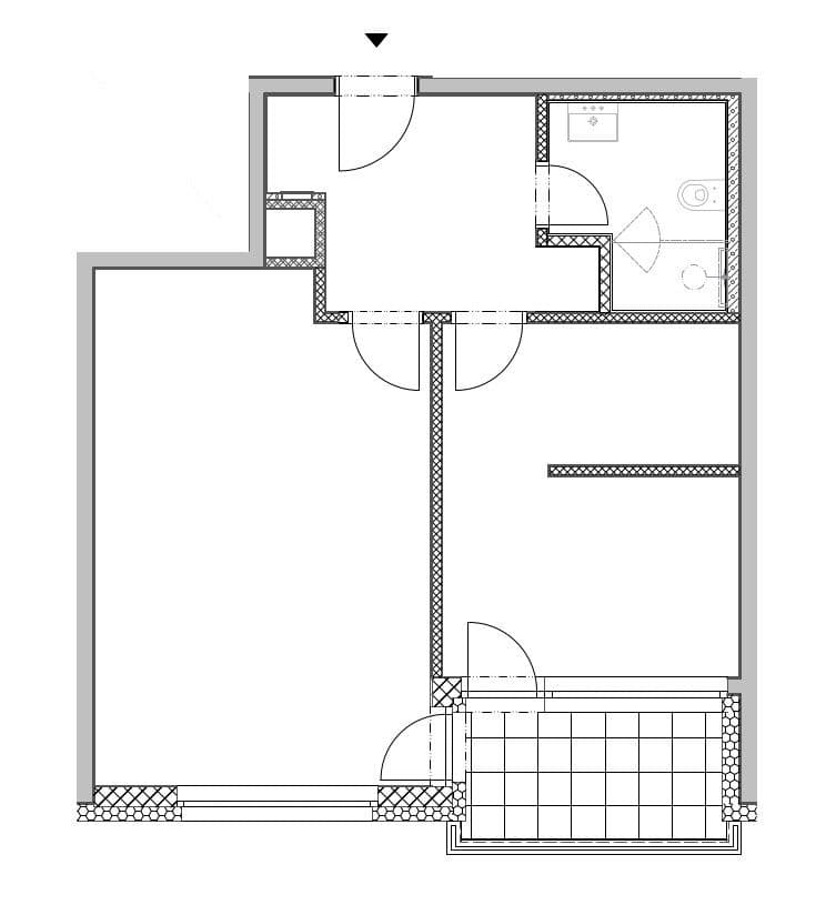 Pronájem bytu 2+kk 54 m², Závišova, Praha, Praha Pronájem bytu 2+kk 54 m², Závišova, Praha, Praha