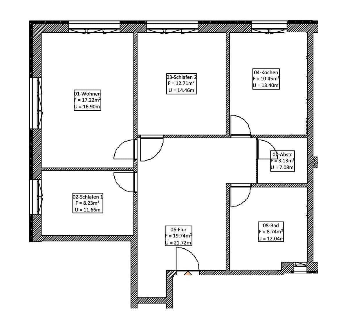 Pronájem bytu 3+1 79 m², Rütersbarg 6, Hamburg, Hamburg Pronájem bytu 3+1 79 m², Rütersbarg 6, Hamburg, Hamburg