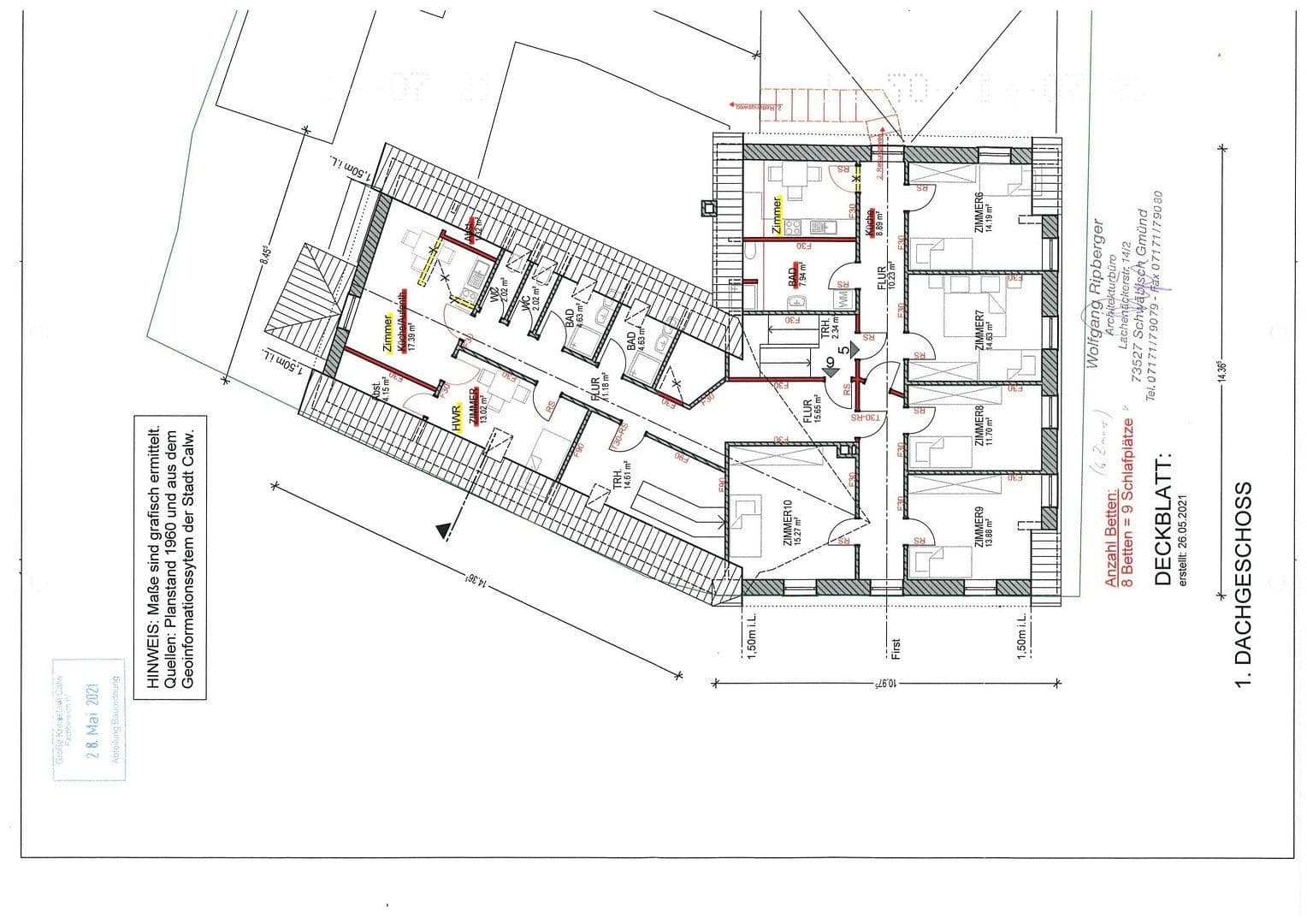 Prodej domu 644 m², pozemek 669 m², Calw, Bádensko-Württembersko Prodej domu 644 m², pozemek 669 m², Calw, Bádensko-Württembersko