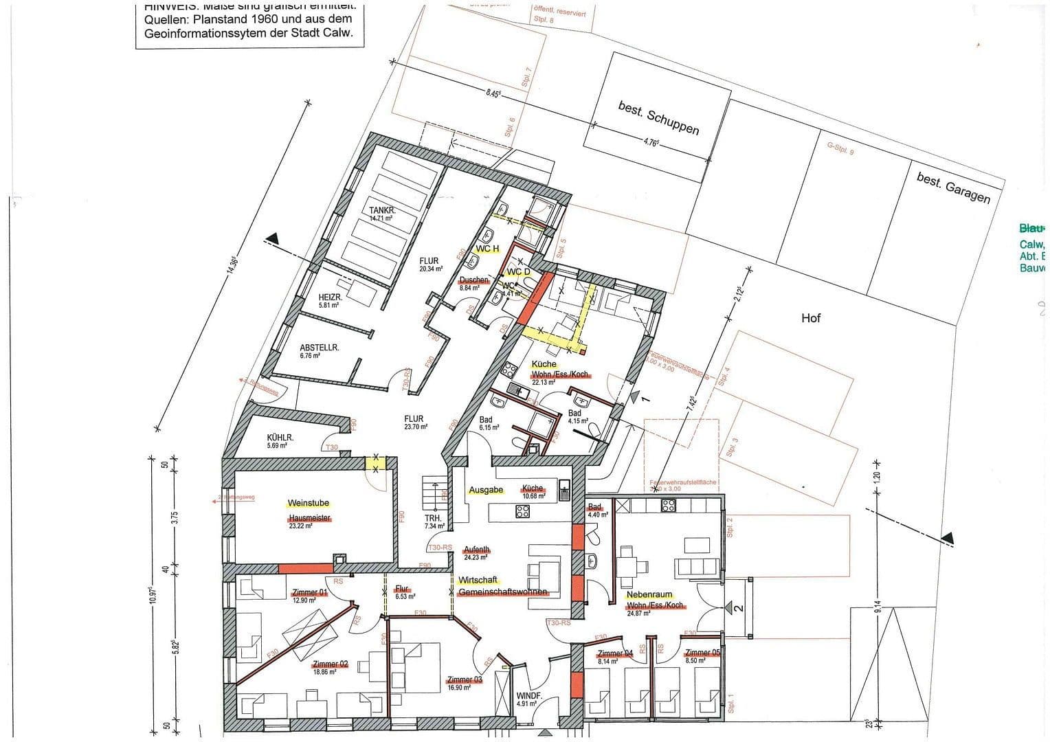 Prodej domu 644 m², pozemek 669 m², Calw, Bádensko-Württembersko Prodej domu 644 m², pozemek 669 m², Calw, Bádensko-Württembersko