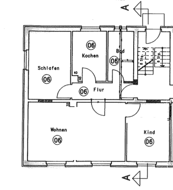 Pronájem bytu 3+1 66 m², Uhlandstraße 1, Zwenkau, Sasko Pronájem bytu 3+1 66 m², Uhlandstraße 1, Zwenkau, Sasko