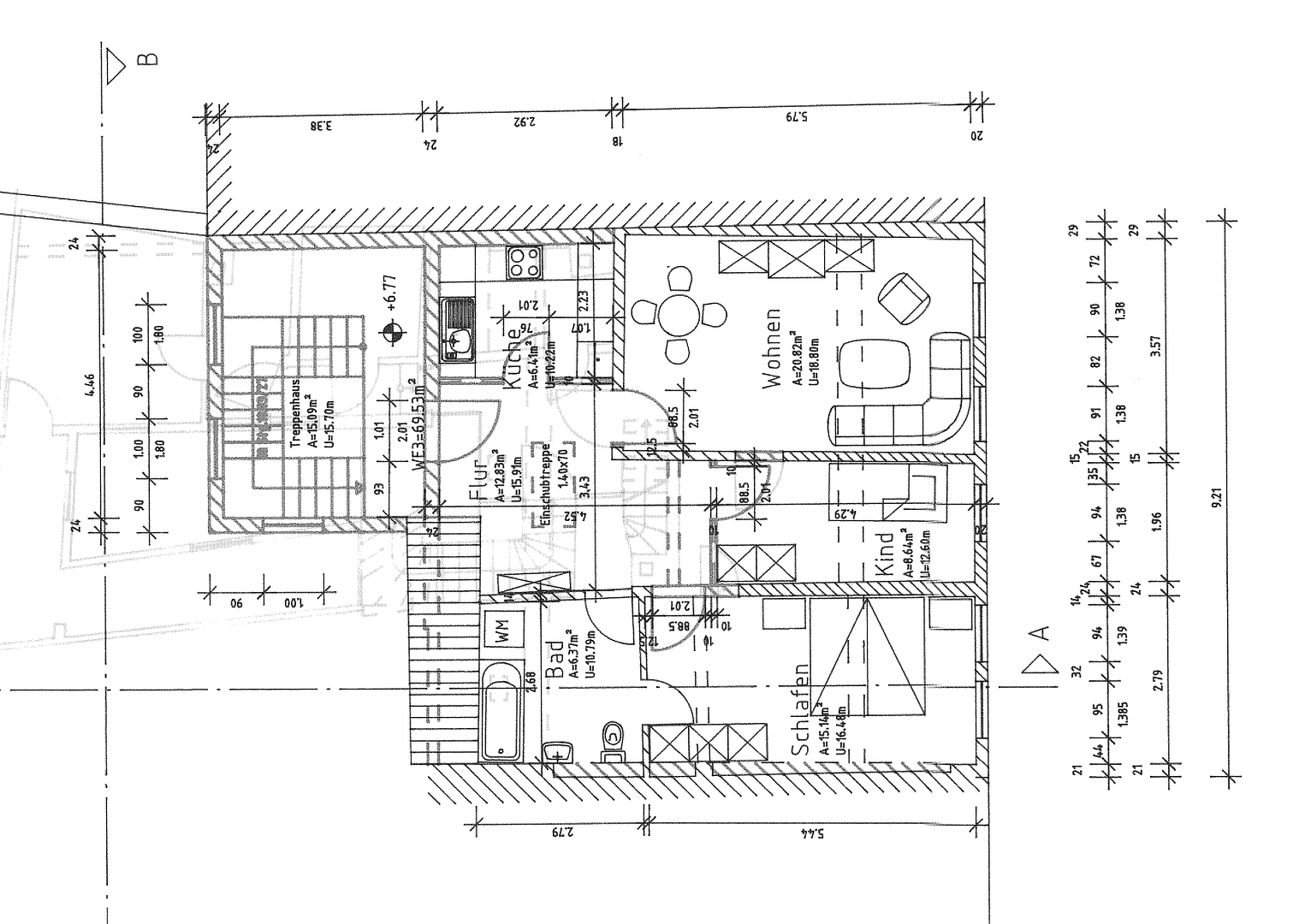Pronájem bytu 3+1 65 m², Jakobstraße 35, Naumburg (Saale), Sasko-Anhaltsko Pronájem bytu 3+1 65 m², Jakobstraße 35, Naumburg (Saale), Sasko-Anhaltsko