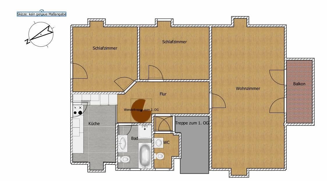 Pronájem bytu 5+1 120 m², Massenhausen, Bavorsko Pronájem bytu 5+1 120 m², Massenhausen, Bavorsko