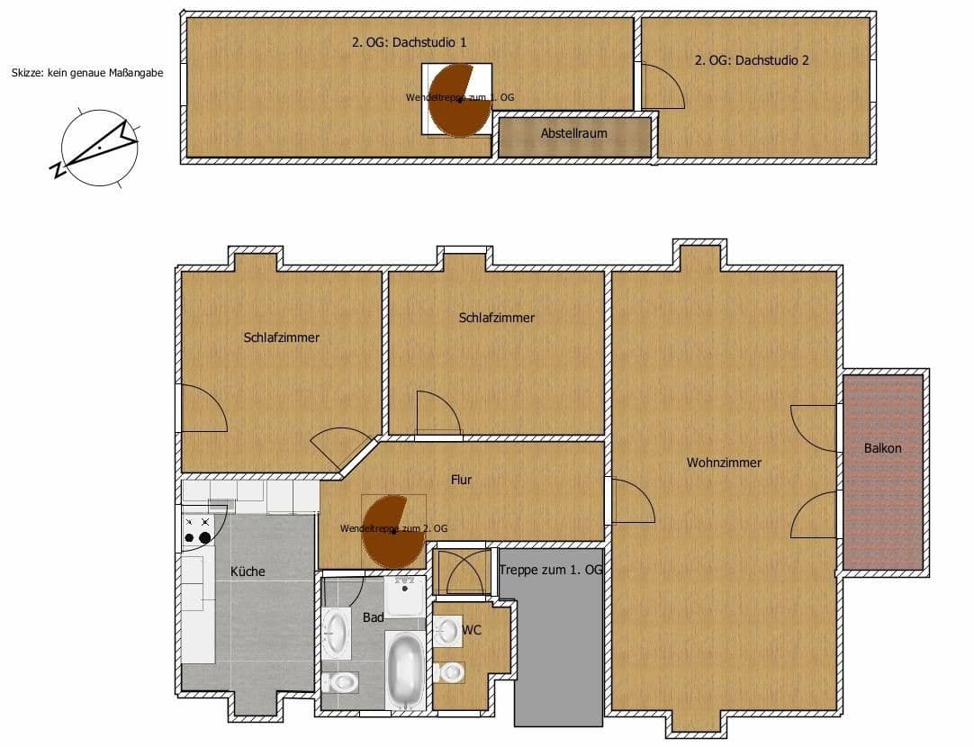 Pronájem bytu 5+1 120 m², Massenhausen, Bavorsko Pronájem bytu 5+1 120 m², Massenhausen, Bavorsko