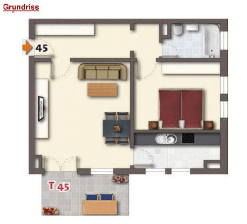 Pronájem bytu 2+1 60 m², Wägnerstr 13c, Dresden, Sasko Pronájem bytu 2+1 60 m², Wägnerstr 13c, Dresden, Sasko
