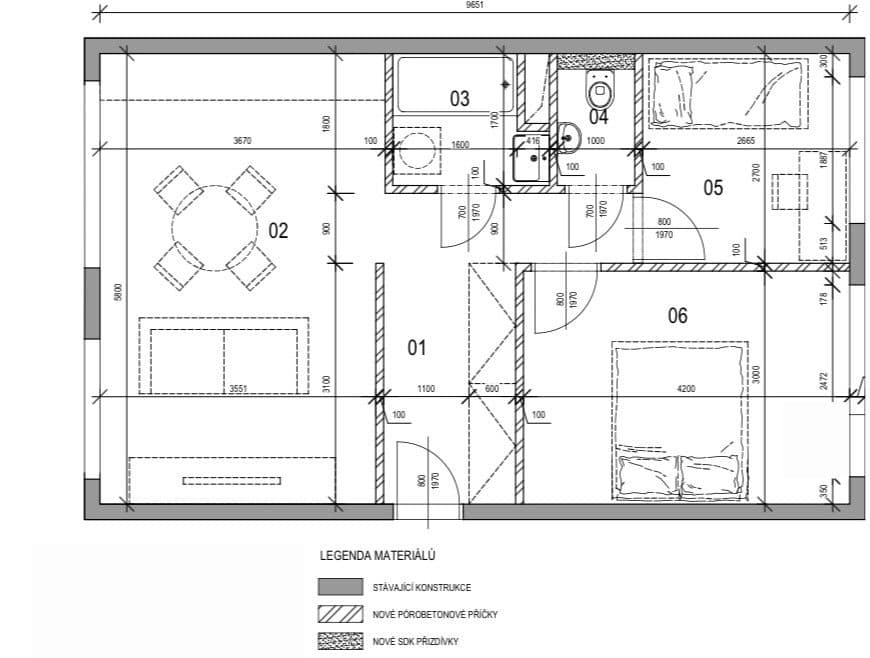 Prodej bytu 3+kk 56 m², Novodvorská, Praha, Praha Prodej bytu 3+kk 56 m², Novodvorská, Praha, Praha