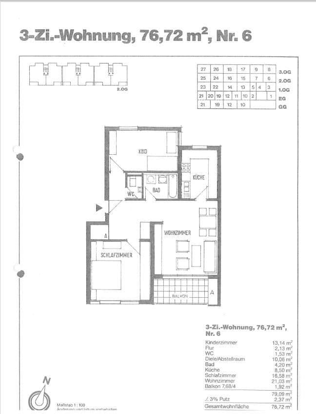 Prodej bytu 3+1 77 m², Fellbach, Bádensko-Württembersko Prodej bytu 3+1 77 m², Fellbach, Bádensko-Württembersko