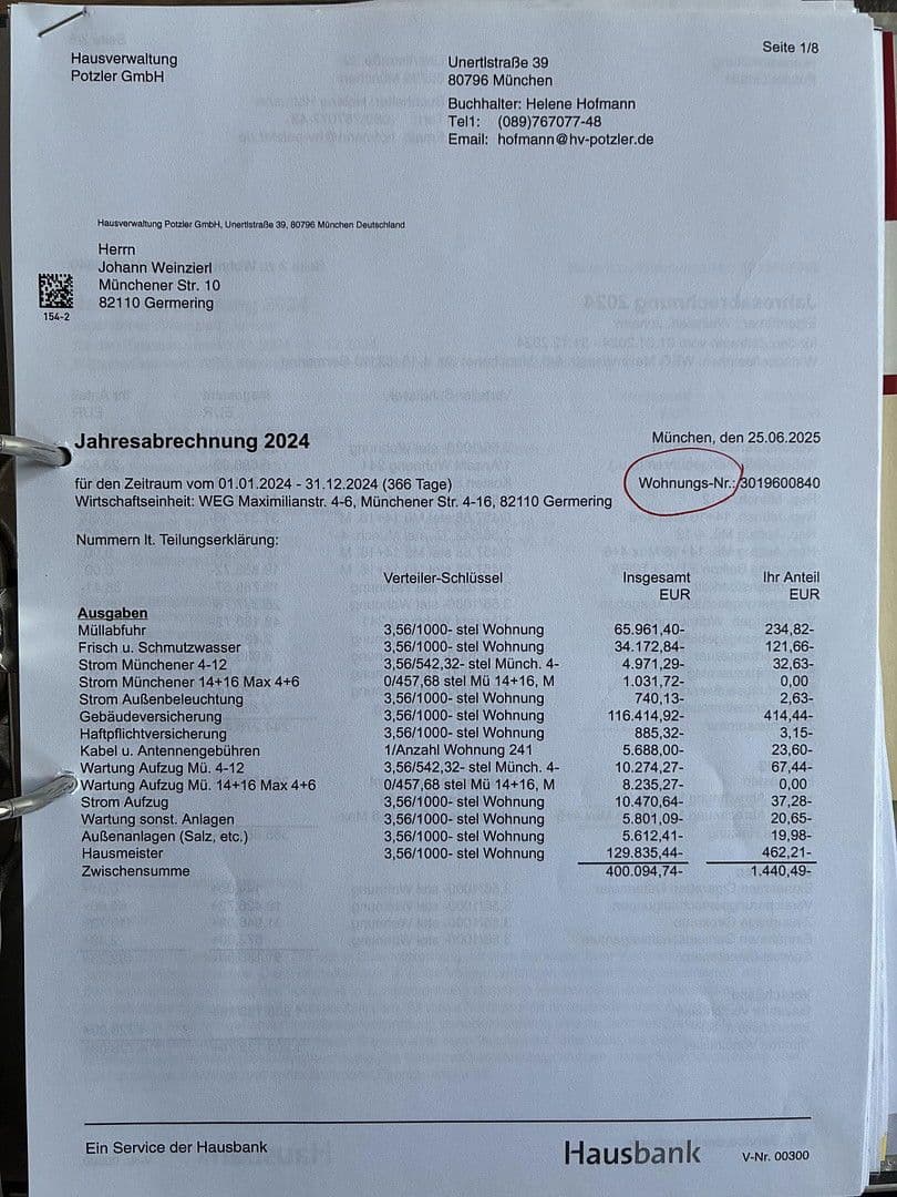 Pronájem bytu 2+1 61 m², Münchener Str. 10, Germering, Bavorsko Pronájem bytu 2+1 61 m², Münchener Str. 10, Germering, Bavorsko