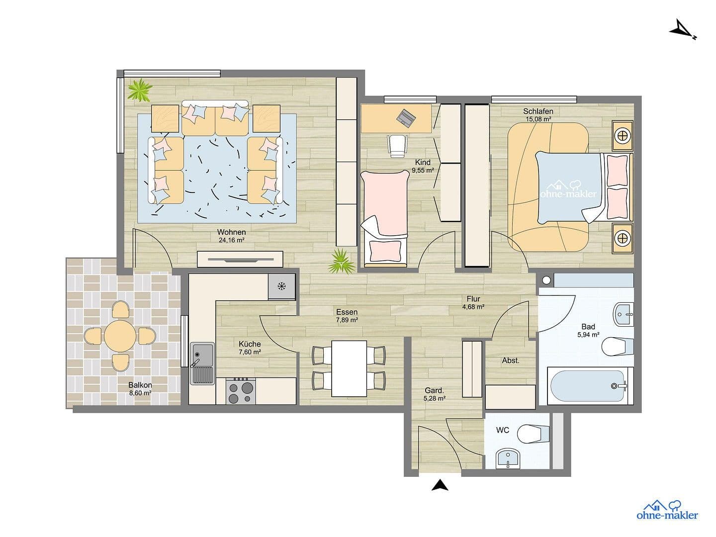 Prodej bytu 3+kk 88 m², Otto-Schmitt-Groß-Str. 4, Bad Dürkheim, Porýní-Falc Prodej bytu 3+kk 88 m², Otto-Schmitt-Groß-Str. 4, Bad Dürkheim, Porýní-Falc