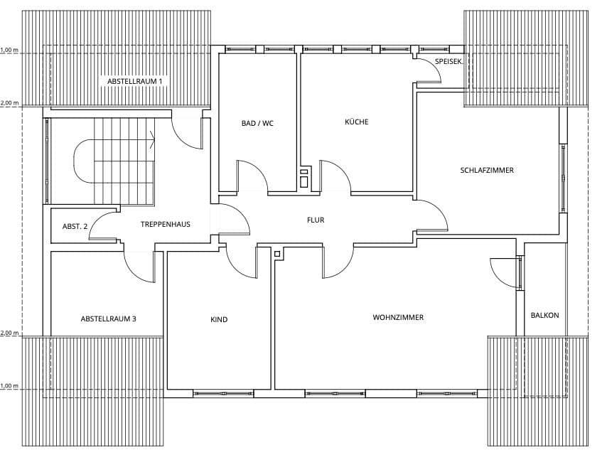 Pronájem bytu 4+1 110 m², Villbacher Str. 44, Bad Orb, Hessen Pronájem bytu 4+1 110 m², Villbacher Str. 44, Bad Orb, Hessen