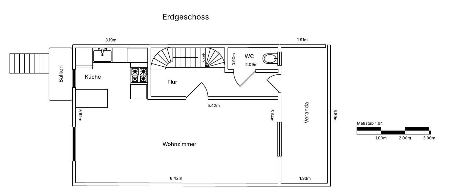 Prodej domu 137 m², pozemek 147 m², Bremen, Bremen Prodej domu 137 m², pozemek 147 m², Bremen, Bremen