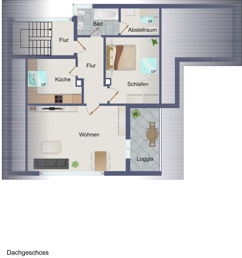 Pronájem bytu 2+kk 68 m², Bielefeld, Severní Porýní-Vestfálsko Pronájem bytu 2+kk 68 m², Bielefeld, Severní Porýní-Vestfálsko