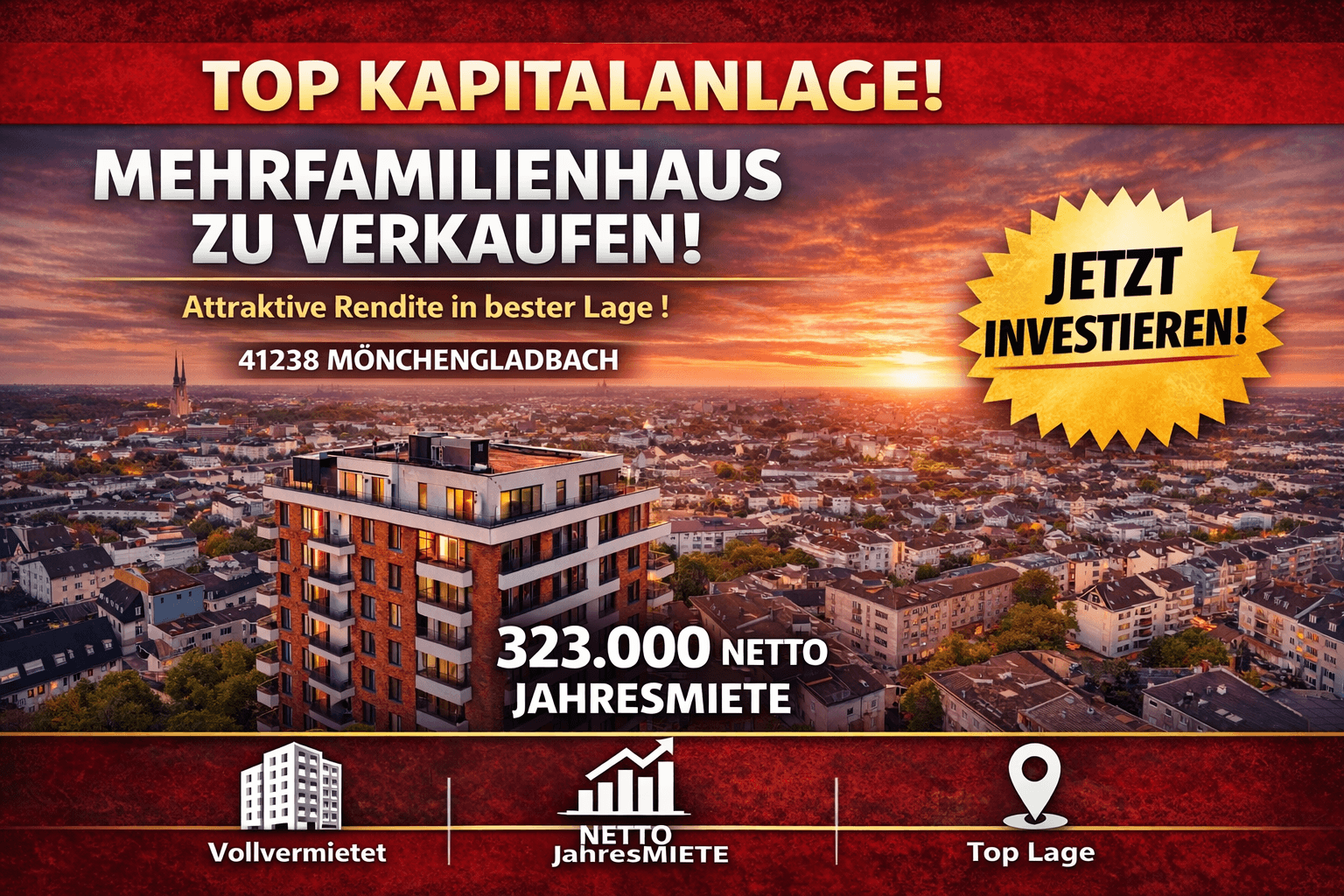 Prodej domu 1.780 m², pozemek 1.162 m², Konstantinplatz.5, Nordrhein-Westfalen - Mönchengladbach, Severní Porýní-Vestfálsko Prodej domu 1.780 m², pozemek 1.162 m², Konstantinplatz.5, Nordrhein-Westfalen - Mönchengladbach, Severní Porýní-Vestfálsko