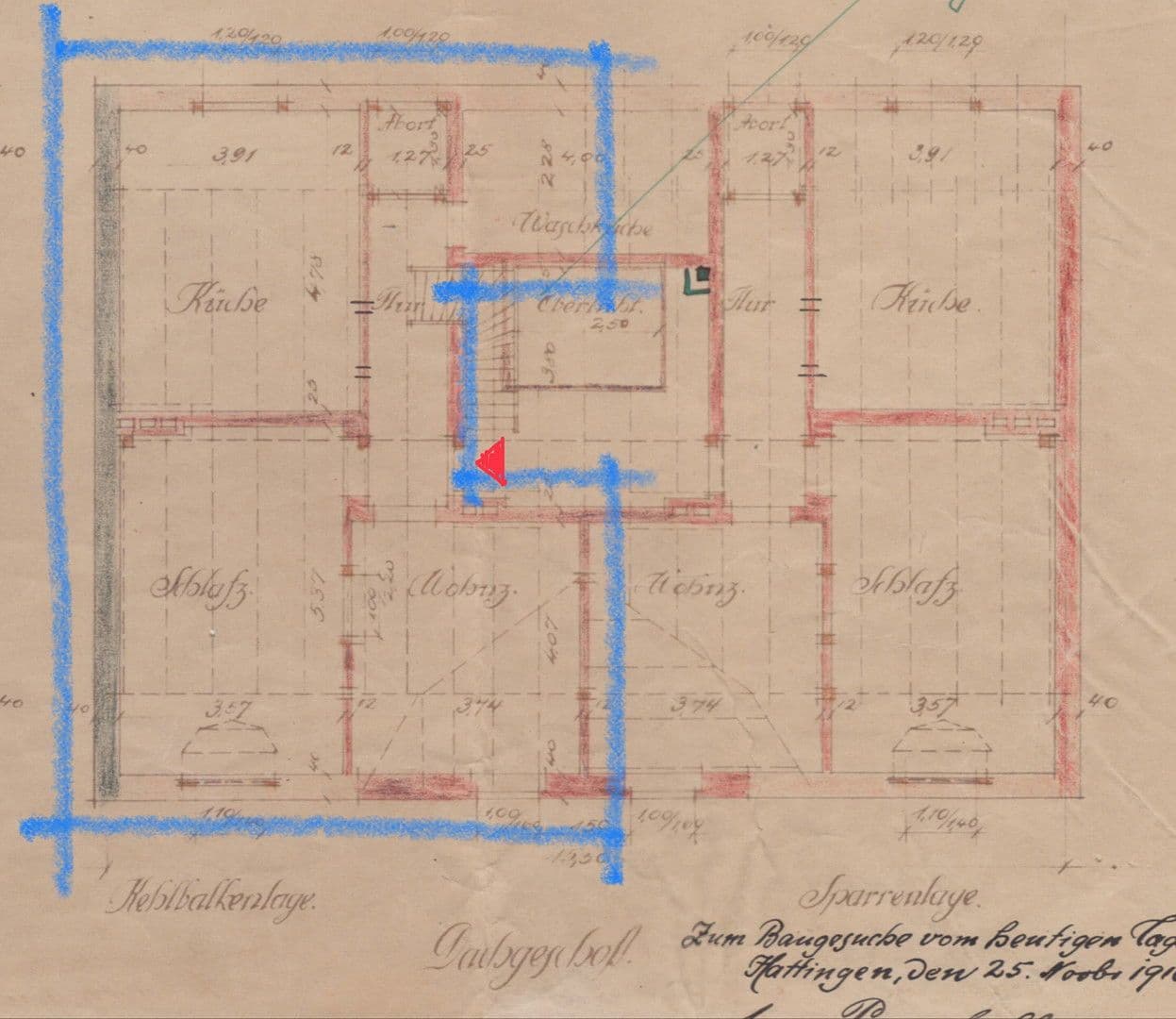 Pronájem bytu 2+kk 63 m², Hüttenstr. 7, Hattingen, Severní Porýní-Vestfálsko Pronájem bytu 2+kk 63 m², Hüttenstr. 7, Hattingen, Severní Porýní-Vestfálsko