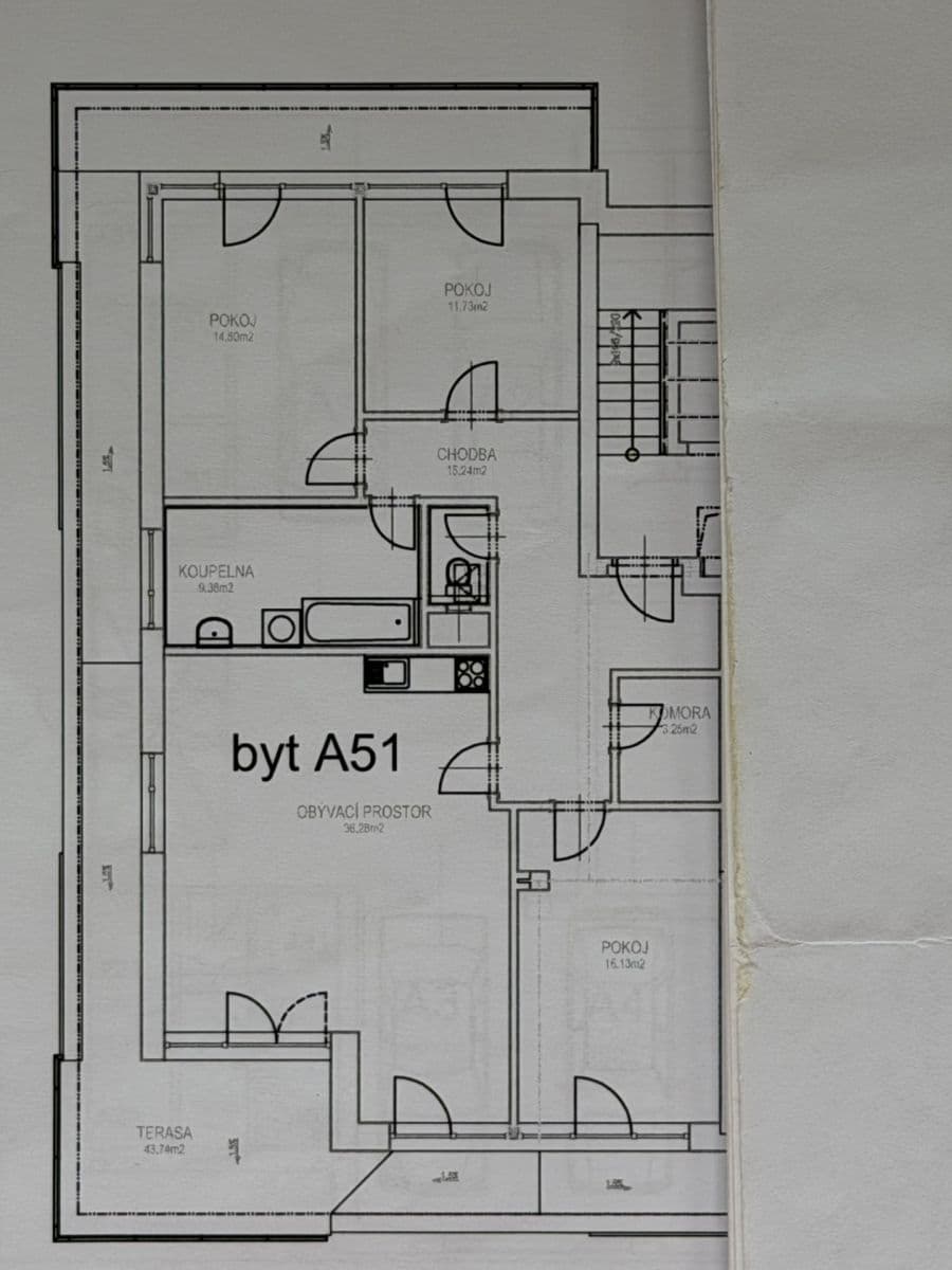 Prodej bytu 4+kk 108 m², Topělecká, Písek, Jihočeský kraj Prodej bytu 4+kk 108 m², Topělecká, Písek, Jihočeský kraj