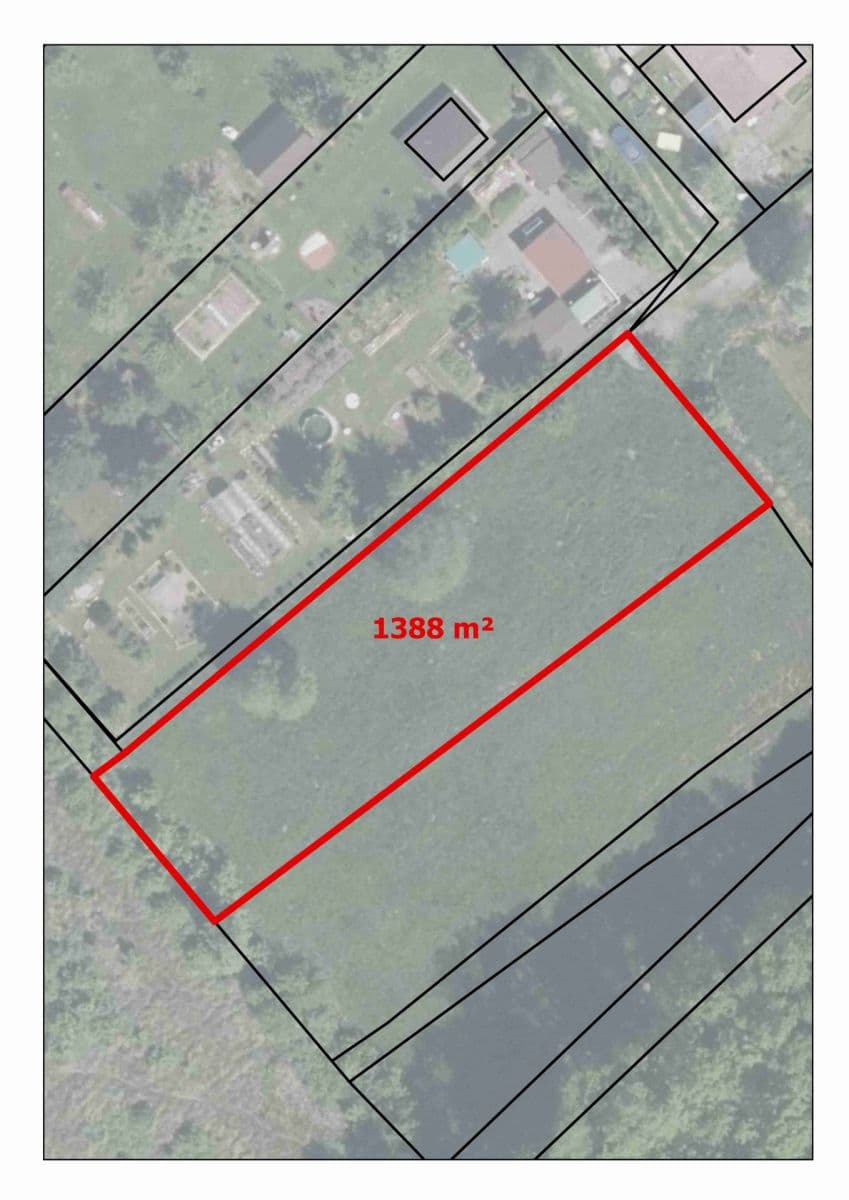 Prodej pozemku 1.388 m², Třinec, Moravskoslezský kraj Prodej pozemku 1.388 m², Třinec, Moravskoslezský kraj