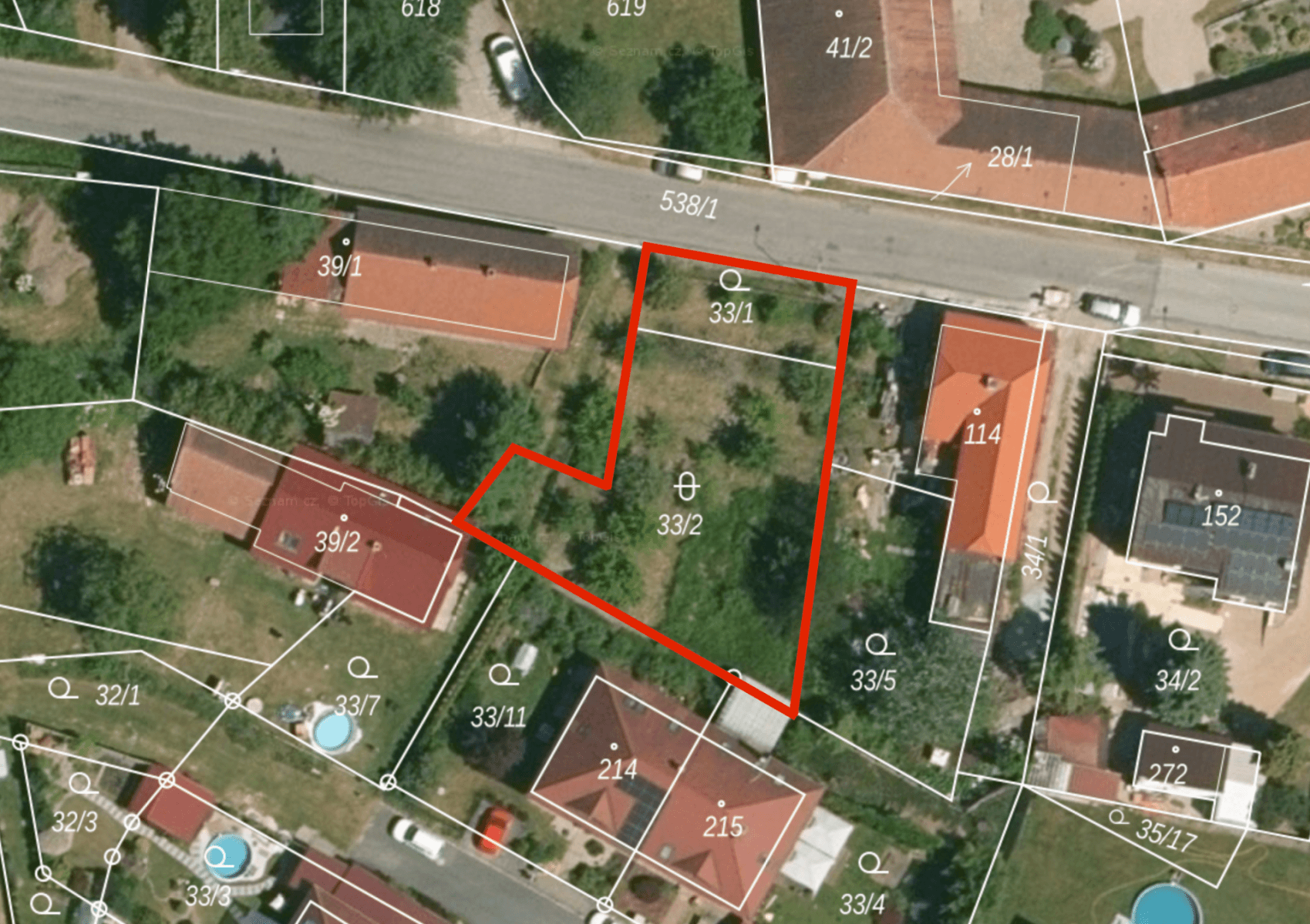 Prodej pozemku 609 m², Rohovládova Bělá, Pardubický kraj Prodej pozemku 609 m², Rohovládova Bělá, Pardubický kraj