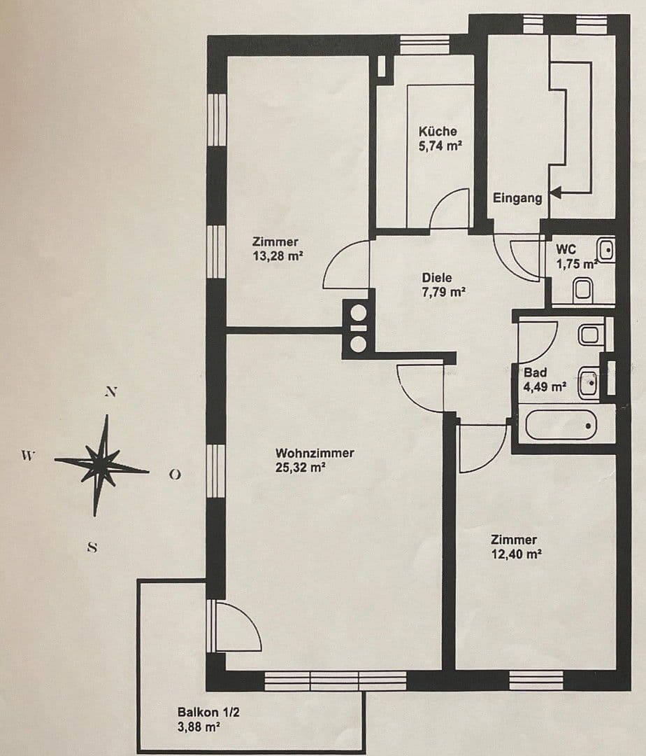Pronájem bytu 3+1 75 m², München, Bavorsko Pronájem bytu 3+1 75 m², München, Bavorsko