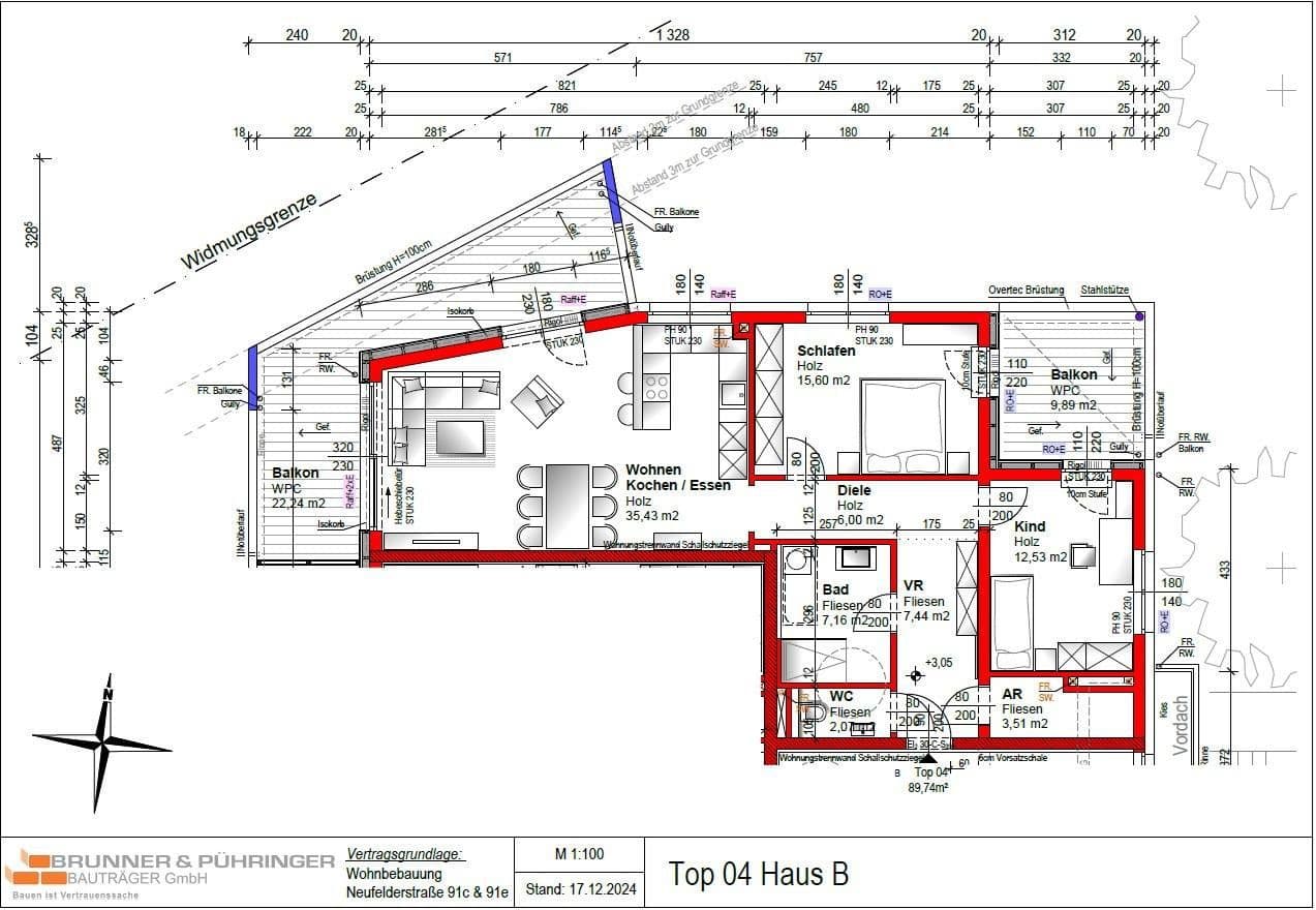 Prodej bytu 3+1 90 m², Neufelderstraße 91e, Linz, Horní Rakousko Prodej bytu 3+1 90 m², Neufelderstraße 91e, Linz, Horní Rakousko