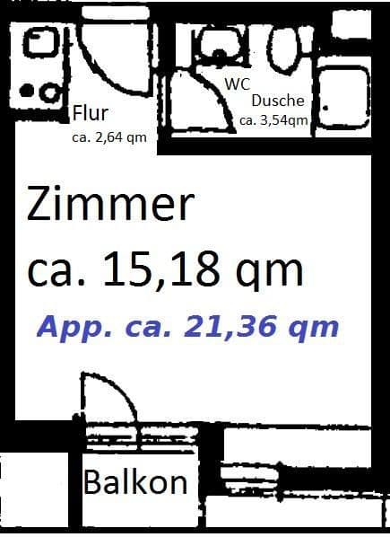 Prodej bytu 1+1 22 m², Domänenstraße 119c, TRIER-Kürenz, Porýní-Falc Prodej bytu 1+1 22 m², Domänenstraße 119c, TRIER-Kürenz, Porýní-Falc