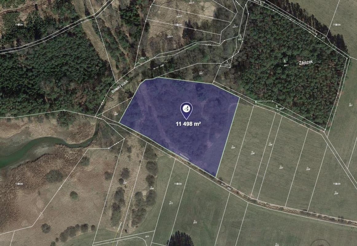 Prodej pozemku 11.498 m², Košice, Jihočeský kraj Prodej pozemku 11.498 m², Košice, Jihočeský kraj