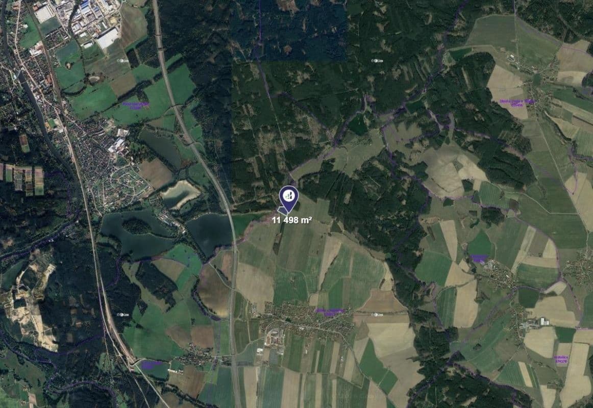 Prodej pozemku 11.498 m², Košice, Jihočeský kraj Prodej pozemku 11.498 m², Košice, Jihočeský kraj