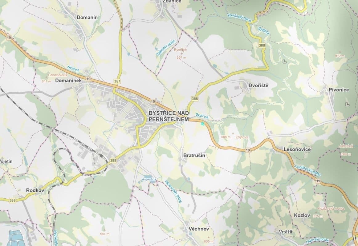 Prodej pozemku 1.777 m², Bystřice nad Pernštejnem, Kraj Vysočina Prodej pozemku 1.777 m², Bystřice nad Pernštejnem, Kraj Vysočina