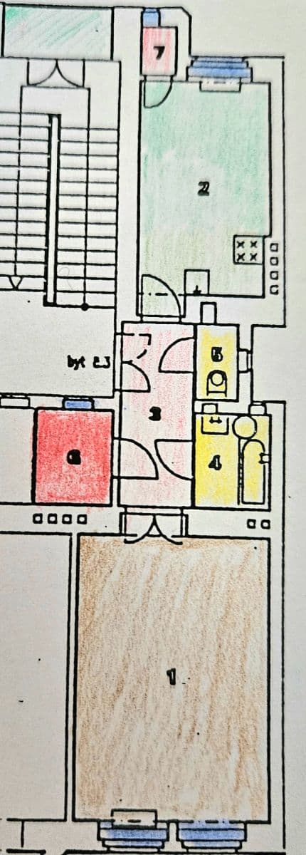 Pronájem bytu 2+kk 59 m², Krkonošská, Praha, Praha Pronájem bytu 2+kk 59 m², Krkonošská, Praha, Praha