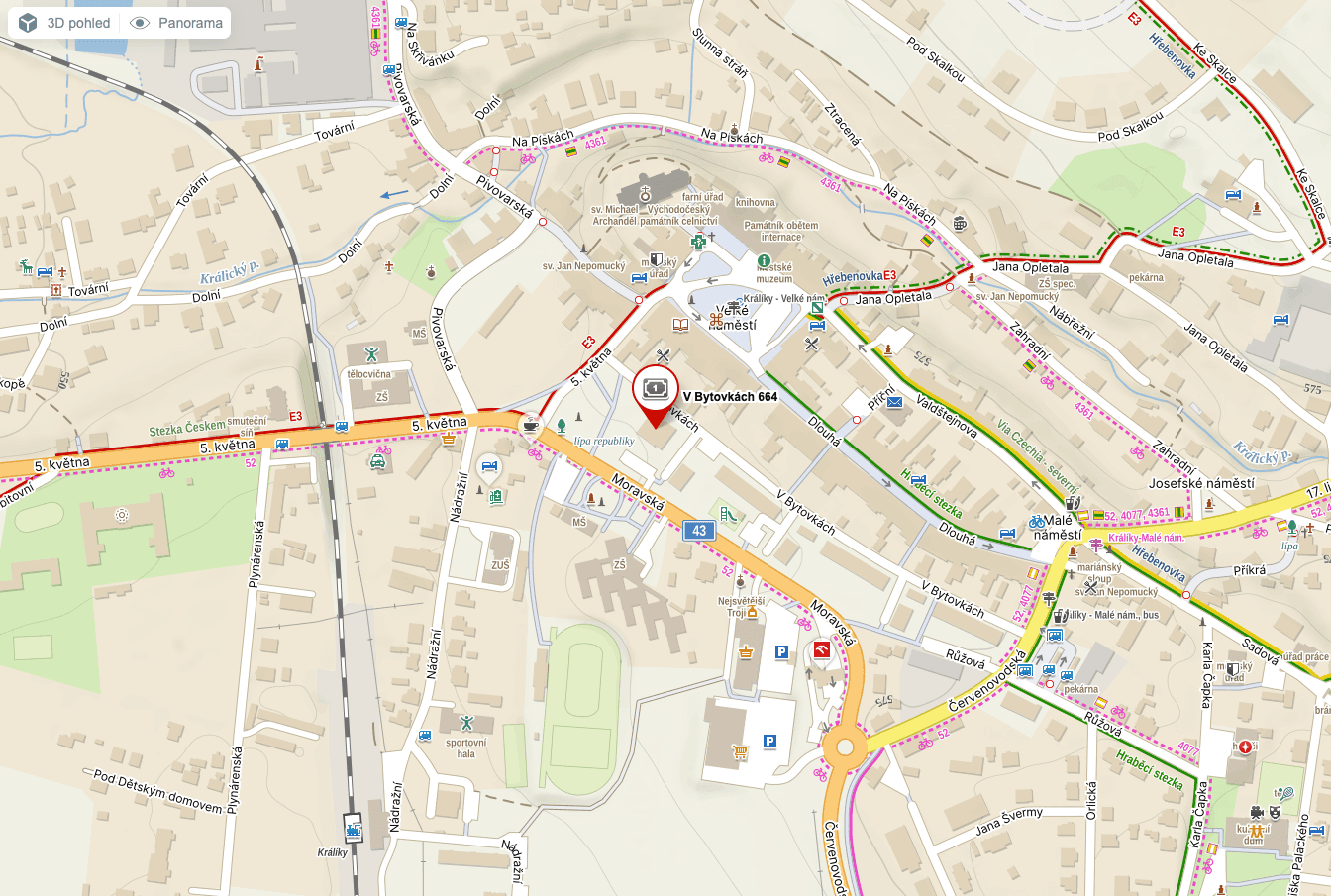 Pronájem bytu 1+kk 37 m², V Bytovkách, Králíky, Pardubický kraj Pronájem bytu 1+kk 37 m², V Bytovkách, Králíky, Pardubický kraj