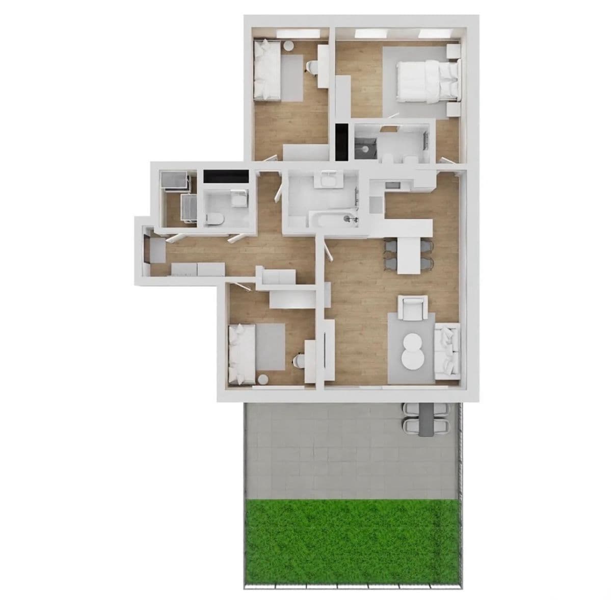 Prodej bytu 4+kk 102 m², Kardausova, Praha, Praha Prodej bytu 4+kk 102 m², Kardausova, Praha, Praha