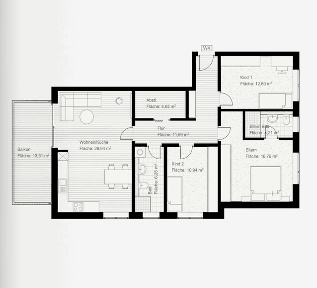 Prodej bytu 4+1 103 m², Virchowstraße 6, Wetzlar, Hessen Prodej bytu 4+1 103 m², Virchowstraße 6, Wetzlar, Hessen