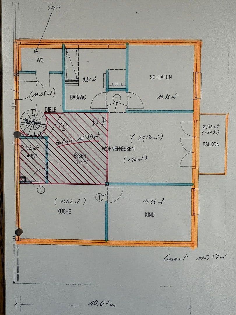 Pronájem bytu 4+1 116 m², Hanfelder Str. 7a, Oberbrunn, Bavorsko Pronájem bytu 4+1 116 m², Hanfelder Str. 7a, Oberbrunn, Bavorsko