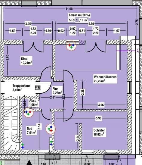 Pronájem bytu 3+1 85 m², Offenbach, Hessen Pronájem bytu 3+1 85 m², Offenbach, Hessen