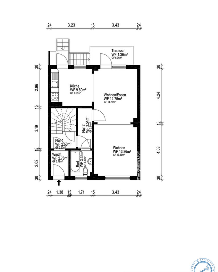 Prodej domu 144 m², pozemek 319 m², Bremerhaven, Bremen Prodej domu 144 m², pozemek 319 m², Bremerhaven, Bremen