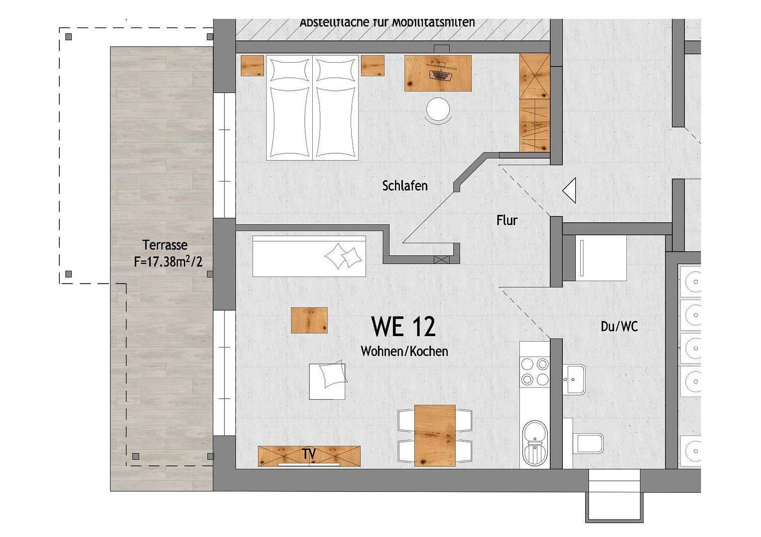 Pronájem bytu 2+1 57 m², Delleweg 21, Winterberg, Severní Porýní-Vestfálsko Pronájem bytu 2+1 57 m², Delleweg 21, Winterberg, Severní Porýní-Vestfálsko